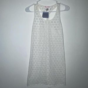 White swimwear cover ups